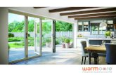 Folding Sliding doors · 2016. 12. 6. · folding sliding door was designed to be as thermally efficient as possible. Built around a full width thermal core - maximising the use of
