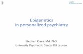 Epigenetics in personalized psychiatry · irritable bowel syndrome, chronic pain, chronic fatigue1 ... Significant Associations of Childhood Adversity Variables and Percent Methylation