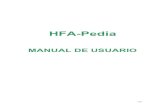 Manual de Usuario HFA-Pedia · El presente documento es el manual de usuario para conocer la operación y uso básico de HFA-Pedia. 1 Lenguaje de programación interpretado usado