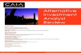 Alternative Investment Review - CAIA Association · Soheil Galal, Rafael Silveira, and Alison Rapaport RESEARCH REVIEW OPEC Spare Capacity, the Term Structure of Oil Futures Prices,