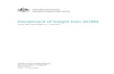 Derailment of freight train 6CM3 · 2020. 6. 11. · RO-2019-011 . Final – 12 June2020 . Derailment of freight train 6CM3 Junee, New South Wales, ... These findings should not be