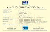 ET ORSKE ERITAS CERTIFICADO DE CONFORMIDADE Certificates/DNV 13.0012.pdf · DET NORSKE VERITAS CERTIFICADO DE CONFORMIDADE Certificado nº: DNV 13.0012 Válido até: 13/03/2016 Certificate