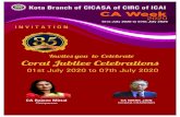 Kota Branch of CICASA of CIRC of ICAI CA Week · CA Rajnee Mittal Chairperson GLOOORRRIIIOOOUUSS YYEEEARS Cora Jublie Celebration CA NIKHIL JAIN CICASA CHAIRMAN Invite yo t Celebrat.