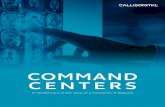 COMMAND CENTERS - CallisonRTKL · 2020. 6. 2. · implementing efficient and innovative design Mario is an Associate Vice President with OneEQ. With more than 20 years of diverse