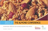 EUROPEANS’ APPETITE FOR ALMONDS ENDURES AND GROWS · • PEC began on August 1, 2015 • CY 2016/17, 14,503 PEC Analysis completed • EU is the almond industry’s largest export