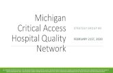 Michigan Critical hospital/vendor. as a premier system of quality, the michigan critical access hospital