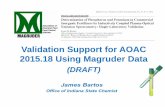Validation Support for AOAC 2015.18 Using Magruder DataICP • Avg IA ratio = 1.38 • Several values > 1 • Average is approaching the IA, but more variable • 1704 & 1804 = 15