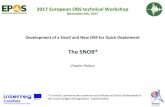 The SNOB*crawford/2017_EuroOBS_workshop/Resources/The...2017 European OBS technical Workshop November 6th, 2017 Development of a Small and New OBS for Quick Deploiment The SNOB* Charles