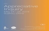 Appreciative Inquiry - OCTAVE Institute · 2019. 2. 20. · Appreciative Inquiry Appreciative Inquiry is a revolutionary approach to change management and organizing that facilitates