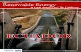 ECUADOR - renenergyobservatory.org · In Ecuador there are some mechanisms for renewable energy projacts, in particular for those iniativesor activities performed by state-owned entities.