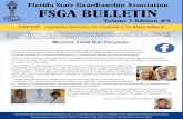 Florida State Guardianship Association FSGA BULLETIN...last week. The theme for the day was "Guardianship, Playing in the Big Leagues." The crowd of almost 100, enjoyed such heavy