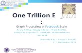 One Trillion Edgescourse/DBMS/class/bigdata/giraph.pdf · to Apache Giraph ‣Code available as open-source to try out ! Memoir detailing Facebook’s experience of using Giraph for
