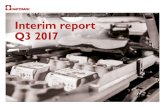 Interim report Q3 2017...2017/10/25  · HARTMANN 3 Q3 2017 MANAGEMENT REPORT · FINANCIAL STATEMENTS kort fortalt DKKm Q3 2017 Q3 2016 9M 2017 9M 2016 Statement of comprehensive income