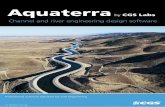 Aquaterra · 2020. 2. 18. · Aquaterra is ready for quick and effortless integra-tion into BIM processes and workflows. Create 3D solid channel and river bed models, attach extended