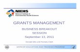 GRANTS MANAGEMENTGRANTS MANAGEMENT€¦ · Budd gett Justificatiti on (F(F orm PP age 3) NOTE: Composite, Subprojects, Consortia budgets required Biographical Sketch (only for NEW