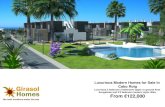 Luxurious Modern Homes for Sale inassets.advanceagent.co.uk/...Apartments_for_sale_in... · Girasol Homes offers a full property finding service right across Spain. As an award winning