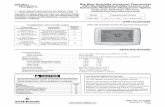 Save these instructions for future use! Installation and Operating ... · Automatic Heat/Cool Changeover Option PART NO. 37-7228B Replaces 37-7228A 1134 Single Stage, Multi-Stage,