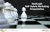 HostLogic SAP Hybris Marketing Presentation€¦ · SAP Hybris Marketing Presentation . Business Environment SAP Hybris Marketing functionality Overview ... While companies have invested