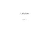Judaism( · 4 • B.(History(of(Judaism(– 1.(AncientTimes((~2000(BCE(=(500(AD)(• a.(Abraham(• b.(Moses(=(The(Exodus(&(the(Ten(Commandments