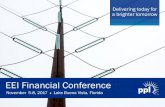 EEI Financial ConferenceEEI... · 2017. 11. 5. · EEI Financial Conference November 5-8, ... Forward Test Year for Distribution rate cases Base revenues set for 8 years; through