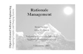 Rationale Management€¦ · Example: capturing rationale in meetings (2) ♦ Facilitator posts an agenda wDiscussion items are issues ♦ Participants respond to the agenda wProposed