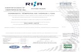 CERTIFICADO N° 31730/15/AN CERTIFICATE No. DIAMANTE ...€¦ · validity of the certificate, you can visit the site CERTIFICATE No. CERTIFICADO N° Certificamos que o Sistema de