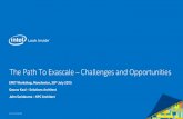 The Path To Exascale – Challenges and Opportunities · 2015. 10. 16. · Intel Confidential The Path To Exascale –Challenges and Opportunities EMIT Workshop, Manchester, 30th