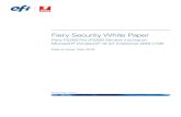 Fiery Security White Paper - Electronics for Imaging€¦ · Fiery Security White Paper Fiery FS200 Pro /FS200 Servers running on Microsoft® Windows® 10 IoT Enterprise 2016 LTSB