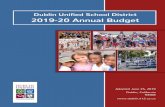 Dublin Unified School District 2019-20 Adopted budget · PDF file

Dublin Unified School District 2019-20 Annual Budget. Adopted June 25, 2019 . Dublin, California 94568 .