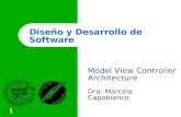 Diseño y Desarrollo de Softwarecs.uns.edu.ar/~mc/TADS/downloads/Clases/Clase 5 - MVC.pdf · MVC separa el modelo de las vistas Un mismo modelo puede tener varias vistas asociadas.