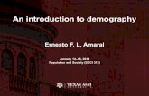 Ernesto F. L. Amaralernestoamaral.com/docs/soci312-19spring/Lecture01.pdf · An introduction to demography Ernesto F. L. Amaral January 14–16, 2019 Population and Society (SOCI