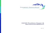 EATiP Position Paper & Recommendationseatip.eu/wp-content/uploads/2019/10/eatip-position-paper.pdf · Sustainable Development As a dynamic component of the Bioeconomy, aquaculture