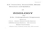 ZOOLOGY - GC · PDF file Aquatic Biology ZOOL 301 (C) TH; ZOOL 301 (C)PR DSE IB 4. Insect, Vector and Diseases ZOOL 302(A) TH; ZOOL 302 (A) PR OR OR 5. Immunology ZOOL 302(B) TH; ZOOL