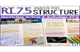 Nonfiction Article of the Week - I'm Lovin' Lit · Activity 1: Basic Comprehension Quiz/Check –Multiple Choice w/Key 14-15 Activity 2: Basic Comprehension Quiz/Check –Open-Ended