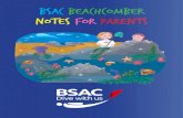 BSAC BEACHCOMBER Notes FOR PARENTS - British Sub-Aqua Club · the seashore code, safe rock pooling techniques and a basic knowledge of the common creatures to be found and how to