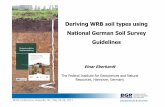 Deriving WRB soil types using National German Soil Survey ... · ilCv elCv Argic hor. Calcaric material. Horizonation, horizon notations, horizon description 10 affect detection of