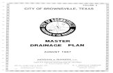 CITY OF BROWNSVILLE, TEXAS · 2010. 1. 29. · Dallas, Texas 75240 . ACf,NOWLEuGEHErn The development of the ~aster Drainage Plan to correct the major flooding problems within the