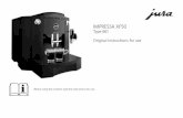 IMPRESSA XF50 Type 661 Original instructions for use · 2018. 3. 8. · The IMPRESSA is rated for a current of 10 amps. Check whether a fuse for this rating is fitted. 2.3 Filling