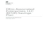 Ohio Associated Enterprises, LLC 401(K) Savings Plan€¦ · MSCI All Country World Index (ACWI) 4.16 9.46 4.26 -9.42 American Funds. Shareholder Type Fees - None. Investment footnote(s):