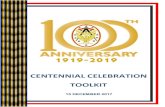 CENTENNIAL TOOLKIT€¦ · CENTENNIAL TOOLKIT ENTENNIAL OMMITTEE 3 kick-off in Norfolk, VA and the once-in-a-lifetime entennial irthday ash in Omaha, NE plan to be a part of history!