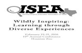 Learning through Diverse Experiences...4 At-A-Glance Schedule, February 19-21, 2016 Friday, February 19, 2016* 12:00pm – 7:00pm Registration at Zoo, Auction items drop off 1:00pm