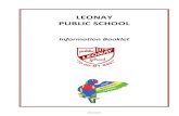 LEONAY PUBLIC SCHOOL · 3 SCHOOL DETAILS Address: Leonay Primary School Buring Avenue LEONAY 2750 Telephone: 4735 5851, 4735 5999 Facsimile: 4735 6373 E-mail: leonay-p.school@det.nsw.edu.au