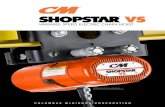 variable speed electric chain hoist · 2019. 7. 29. · Whether you need to adjust your hoist operating speeds or check motor run time and over-current events, the ShopStar VS puts