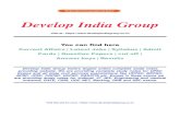 Develop India Group€¦ · 2. The Question Booklet contains 100 questions. The examinee should verify that the requisite number of questions are printed in the Question Booklet,