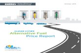 Clean Cities Alternative Fuel Price Report, October, 2015 · October 2015 issue! The Clean Cities Alternative Fuel Price Report is a quarterly report designed to keep Clean Cities