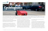 Cyclelogistics - Pembina Institute · in Toronto by identifying existing cyclelogistics companies and barriers to growth. ... rigorous workout while on the job. ... everything from