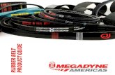 RUBBER BELT PRODUCT GUIDE - Megadyne Group · evolution of the industry standard RPP®. It is fully interchangeable with HTD®, RPP and Poly Chain pulley tooth profiles. The RPC belt