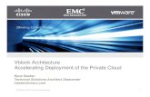 Vblock Architecture Accelerating Deployment of the Private ...€¦ · predictable way to scale an environment by adding multiple Vblocks to even meet the toughest demand in the marked.