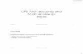 CPS Architectures and Methodologiescps-course.ensma.fr/files/wolf.pdf · Design verification and validation •Showing that the design is correct and fixing bugs often takes more
