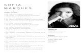 CV Sofia Marques Julho 2020 - artistglobalmanagement.com · CINEMA (REALIZADORA) • 2010, “Vê-los assim tão pertinho”, Documentário, Co-Produção com as Comédias do Minho